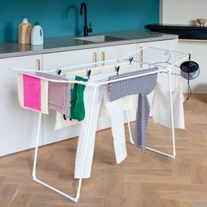 Brabantia Hangon Drying Rack Too White 97cm H x 159cm W x 58.8cm D Brabantia Hangon Drying Rack Too White 97cm H x 159cm W x 58.8cm D