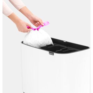 Brabantia Bo Touch 3 x 11 Litre Bin White 33L Brabantia Bo Touch 3 x 11 Litre Bin White 33L