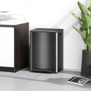Ebern Designs Nerlande 7.9 Litre Trash Can Black 60L Ebern Designs Nerlande 7.9 Litre Trash Can Black 60L