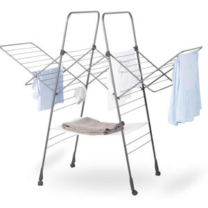 Ebern Designs Premium Clothes Airer, Indoor And Outdoor Dryer, Portable Dryer, Drying Rack For Longer Items, 25M Drying Space, Grey 125cm H X 138cm W X 60cm D Ebern Designs Premium Clothes Airer, Indoor And Outdoor Dryer, Portable Dryer, Drying Rack For Longer Items, 25M Drying Space, Grey 125cm H X 138cm W X 60cm D