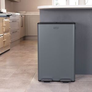 Brayden Studio Holmwith Step On Multi-Compartment Rubbish & Recycling Bin - 15.85L Grey Brayden Studio Holmwith Step On Multi-Compartment Rubbish & Recycling Bin - 15.85L Grey
