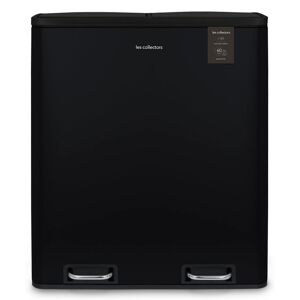 LES COLLECTORS Pedal Bin 2X30L Black 60L LES COLLECTORS Pedal Bin 2X30L Black 60L