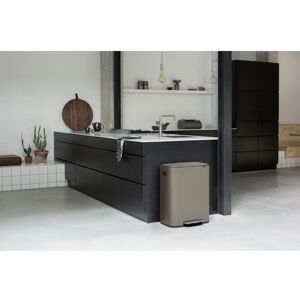 Brabantia Bo 60 Litre Pedal Bin Soft Grey 60L Brabantia Bo 60 Litre Pedal Bin Soft Grey 60L