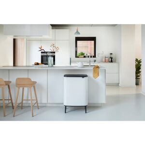 Brabantia Bo Hi 60 Litre Touch Bin White 60L Brabantia Bo Hi 60 Litre Touch Bin White 60L