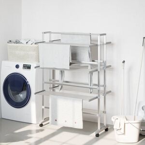 Rebrilliant Free-Standing Drying Rack 129cm H X 89cm W X 64cm D Rebrilliant Free-Standing Drying Rack 129cm H X 89cm W X 64cm D