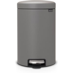Brabantia 12 Litre NewIcon Soft Closing Pedal Bin Grey Brabantia 12 Litre NewIcon Soft Closing Pedal Bin Grey