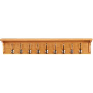 August Grove Brashear Wall Mounted Coat Rack Brown 16cm H X 16cm W X 90cm D August Grove Brashear Wall Mounted Coat Rack Brown 16cm H X 16cm W X 90cm D