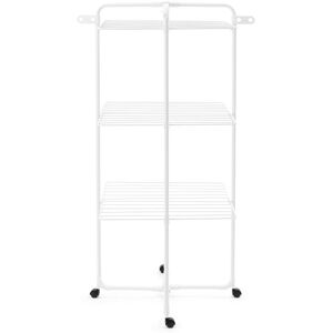 Brabantia Hangon Tower Drying Rack White 125.6cm H x 76.2cm W x 73.7cm D Brabantia Hangon Tower Drying Rack White 125.6cm H x 76.2cm W x 73.7cm D