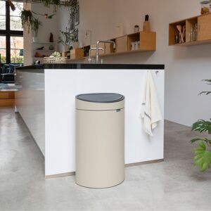 Brabantia Touch Bin New Recycle 40L Soft Beige Brabantia Touch Bin New Recycle 40L Soft Beige