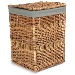 August Grove Wicker Laundry Bin Basket with Lining Light Steamed/Grey 50" H x 33" W x 33" D August Grove Wicker Laundry Bin Basket with Lining Light Steamed/Grey 50" H x 33" W x 33" D