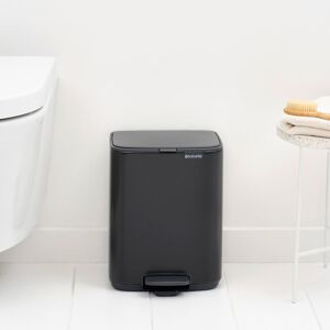 Brabantia Bo 7 L Steel Pedal Bin - Pedal bin, Black, 7L Brabantia Bo 7 L Steel Pedal Bin - Pedal bin, Black, 7L