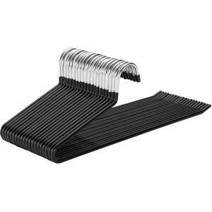 Rebrilliant Metal Standard Hanger Skirt/Pants Black 13cm H X 38cm W X 0.5cm D Rebrilliant Metal Standard Hanger Skirt/Pants Black 13cm H X 38cm W X 0.5cm D