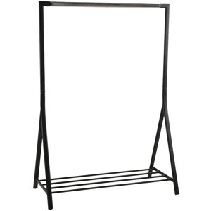 Rebrilliant Rutan Steel Freestanding 1 - Hook Coat Rack Black Rebrilliant Rutan Steel Freestanding 1 - Hook Coat Rack Black