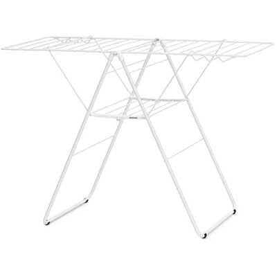Brabantia Hangon 25 m Folding Drying Rack White Brabantia Hangon 25 m Folding Drying Rack White
