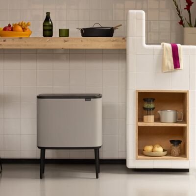 Brabantia Bo Touch Bin Soft Grey 34 L Brabantia Bo Touch Bin Soft Grey 34 L