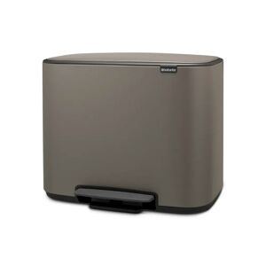 Brabantia Bo 36 Litre Pedal Bin gray 44.0 H x 54.0 W x 36.5 D cm