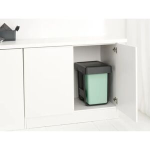 Brabantia Sort & Go Built-in Bin gray/green 43.1 H x 31.9 W x 48.1 D cm