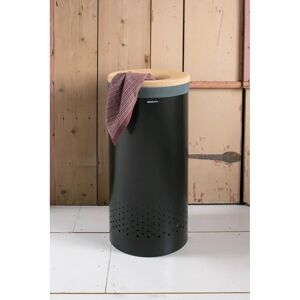 Brabantia Laundry Bin gray/black 67.0 H x 38.0 W x 30.0 D cm