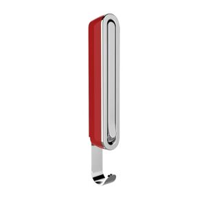 Wenko Premium Wall Hook red 18.5 H x 2.5 W x 2.5 D cm