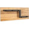 Alpen Home Label51 Coat Rack Road 65 x 13 x 25cm M Grey black/brown 25.0 H x 65.0 W x 13.0 D cm