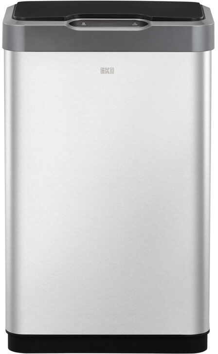 EKO 50 Litre Stainless Steel Motion Sensor Kitchen Trash Can Stainless Steel 50L