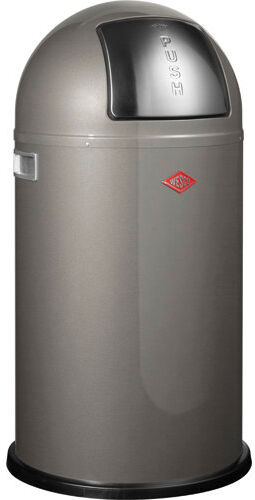 Wesco Pushboy 50 Litre Touch Top Rubbish Bin Wesco Colour: Dark Grey  - Size: 11cm H X 12cm W X 21cm D Wesco Pushboy 50 Litre Touch Top Rubbish Bin Wesco Colour: Dark Grey  - Size: 11cm H X 12cm W X 21cm D