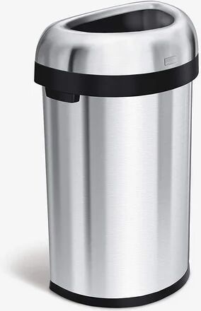 simplehuman Stainless Steel 60 Litre Open Rubbish Bin simplehuman  - Size: 122cm H X 70cm W X 39cm D