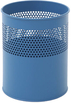Symple Stuff Semi Perforated 10 Litre Waste Bin Symple Stuff Colour: Blue  - Size: 37cm H X 37cm W X 11cm D Symple Stuff Semi Perforated 10 Litre Waste Bin Symple Stuff Colour: Blue  - Size: 37cm H X 37cm W X 11cm D