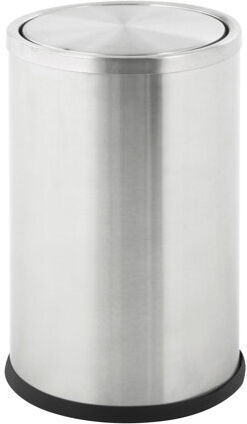 Symple Stuff Stainless Steel Swing Top Recycling Bin Symple Stuff Colour: Stainless Steel  - Size: 61cm H x 91cm W x 3.81cm D Symple Stuff Stainless Steel Swing Top Recycling Bin Symple Stuff Colour: Stainless Steel  - Size: 61cm H x 91cm W x 3.81cm D