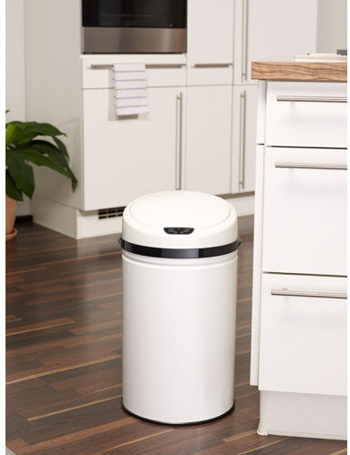 Echtwerk 30L Motion Sensor Stainless Steel Bin Echtwerk Colour: Inox White  - Size: Echtwerk 30L Motion Sensor Stainless Steel Bin Echtwerk Colour: Inox White  - Size: