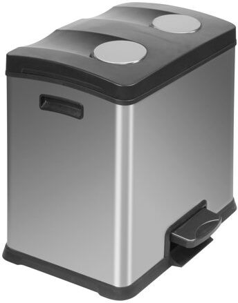 EKO Rejoice Recycle 24L Step-On Stainless Steel Bin EKO  - Size: Extra Large EKO Rejoice Recycle 24L Step-On Stainless Steel Bin EKO  - Size: Extra Large