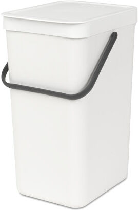 Brabantia 16 Litre Rubbish Bin Brabantia Colour: White  - Size: Small Brabantia 16 Litre Rubbish Bin Brabantia Colour: White  - Size: Small