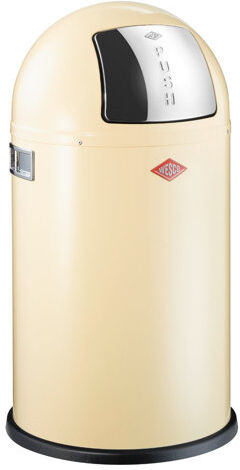 Wesco Pushboy Steel 22 Litre Swing Top Rubbish Bin Wesco Colour: Almond  - Size: Extra Large Wesco Pushboy Steel 22 Litre Swing Top Rubbish Bin Wesco Colour: Almond  - Size: Extra Large