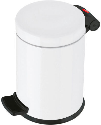 Hailo Stainless Steel 4 Litre Step On Rubbish Bin Hailo Colour: White  - Size: Hailo Stainless Steel 4 Litre Step On Rubbish Bin Hailo Colour: White  - Size: