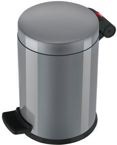 Hailo Stainless Steel 4 Litre Step On Rubbish Bin Hailo Colour: Grey  - Size: Hailo Stainless Steel 4 Litre Step On Rubbish Bin Hailo Colour: Grey  - Size: