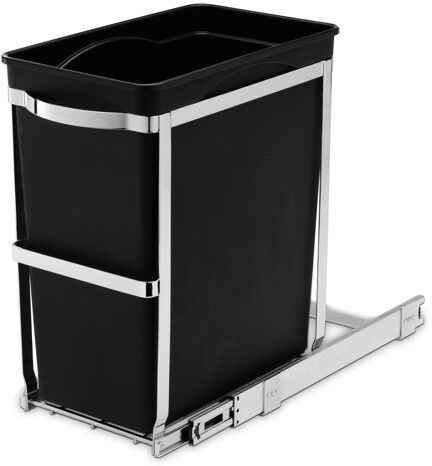 simplehuman 30 Litre Pull Out/Under Counter Rubbish Bin simplehuman  - Size: 16cm H X 138cm W X 62cm D simplehuman 30 Litre Pull Out/Under Counter Rubbish Bin simplehuman  - Size: 16cm H X 138cm W X 62cm D