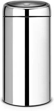 Brabantia 45L Touch Top Metal Bin Brabantia Colour: Brilliant Steel  - Size: 39cm H X 78cm W X 78cm D