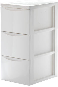 IRIS Plastic Organiser box IRIS Colour: Off-White  - Size: 67cm H X 29cm W X 39cm D IRIS Plastic Organiser box IRIS Colour: Off-White  - Size: 67cm H X 29cm W X 39cm D