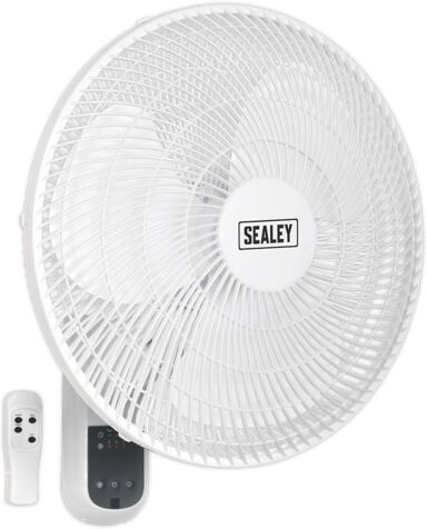 Sealey 40 cm Oscillating Wall Mounted Fan Sealey  - Size: 24cm H X 45cm W X 45cm D Sealey 40 cm Oscillating Wall Mounted Fan Sealey  - Size: 24cm H X 45cm W X 45cm D