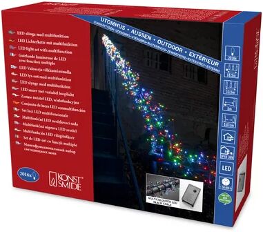 Konstsmide Micro String Lights Konstsmide Colour: Red/Green/Blue, Size: 0.74cm H x 500cm W x 1850cm D  - Size: