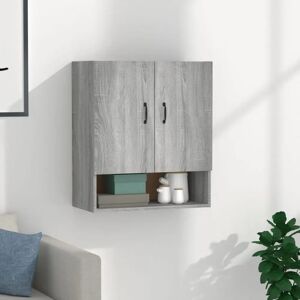 Ebern Designs Luminara 60Cm W x 70Cm H x 31Cm D Wall Mounted Bathroom Cabinet gray 70.0 H x 60.0 W x 31.0 D cm