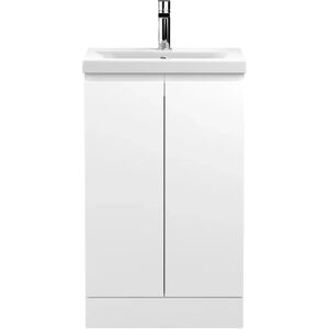 Hudson Reed Urban 510mm Free-standing Single Vanity Unit white 85.0 H x 51.0 W x 39.0 D cm