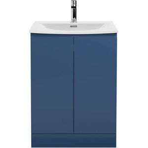 Hudson Reed Urban 600 mm Free-Standing Single Vanity Unit brown/white 84.0 H x 60.0 W x 44.0 D cm