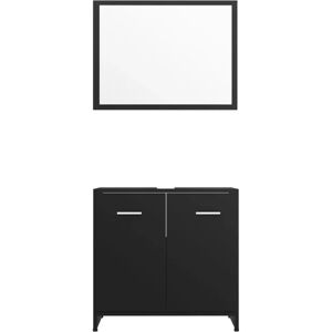 Ebern Designs Dorivert 60mm Free-standing Single Bathroom Vanity Base Only black 58.0 H x 60.0 W x 33.0 D cm