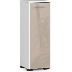 Ebern Designs Espyn 82Cm H Free-Standing Bathroom Cabinet gray/brown 82.0 H cm