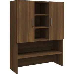 Ebern Designs Awan 70.5Cm W x 90Cm H x 25.5Cm D Solid Wood Tall Bathroom Cabinet brown 90.0 H x 70.51 W x 25.5 D cm