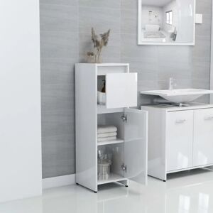 Ebern Designs Dorla 30cm W x 95cm H x 30cm D Free-Standing Tall Bathroom Cabinet white 95.0 H x 30.0 W x 30.0 D cm