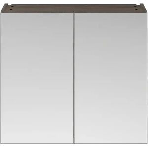 Hudson Reed Fusion Athena 80cm x 71.5cm Wall Mounted Cabinet gray 71.5 H x 80.0 W x 18.0 D cm