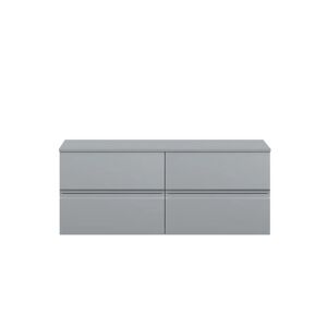 Hudson Reed Urban 1200mm Wall Hung Single Vanity Base with Worktop gray 47.24 W cm