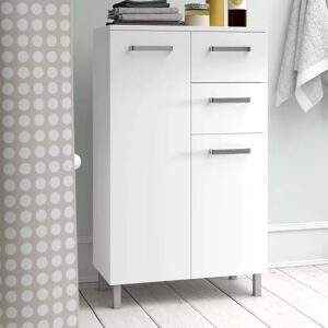 Quickset Wiesbaden 60 x 101cm Wall Mounted Cabinet brown/gray/white 100.5 H x 60.0 W x 33.0 D cm